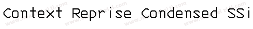 Context Reprise Condensed SSi Condensed字体转换
